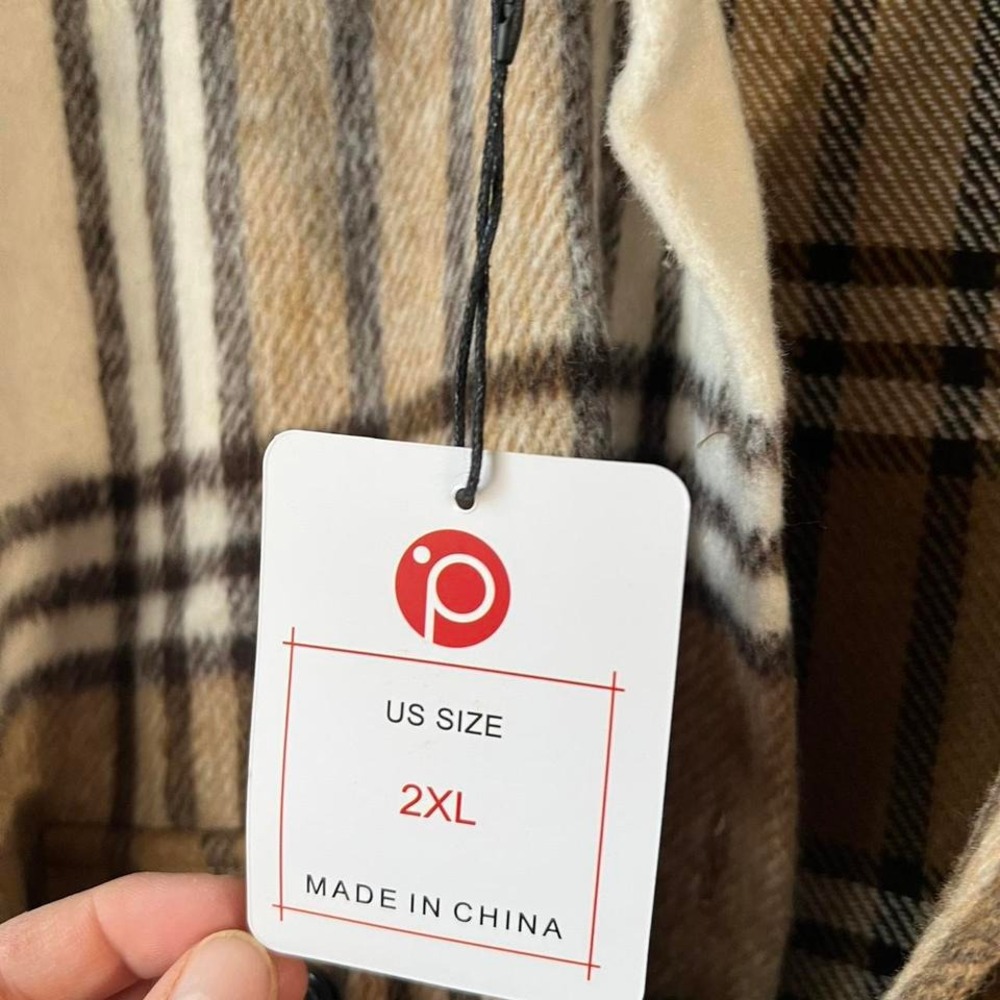 Amazon Plaid Shacket‎ - Picture 4 of 6